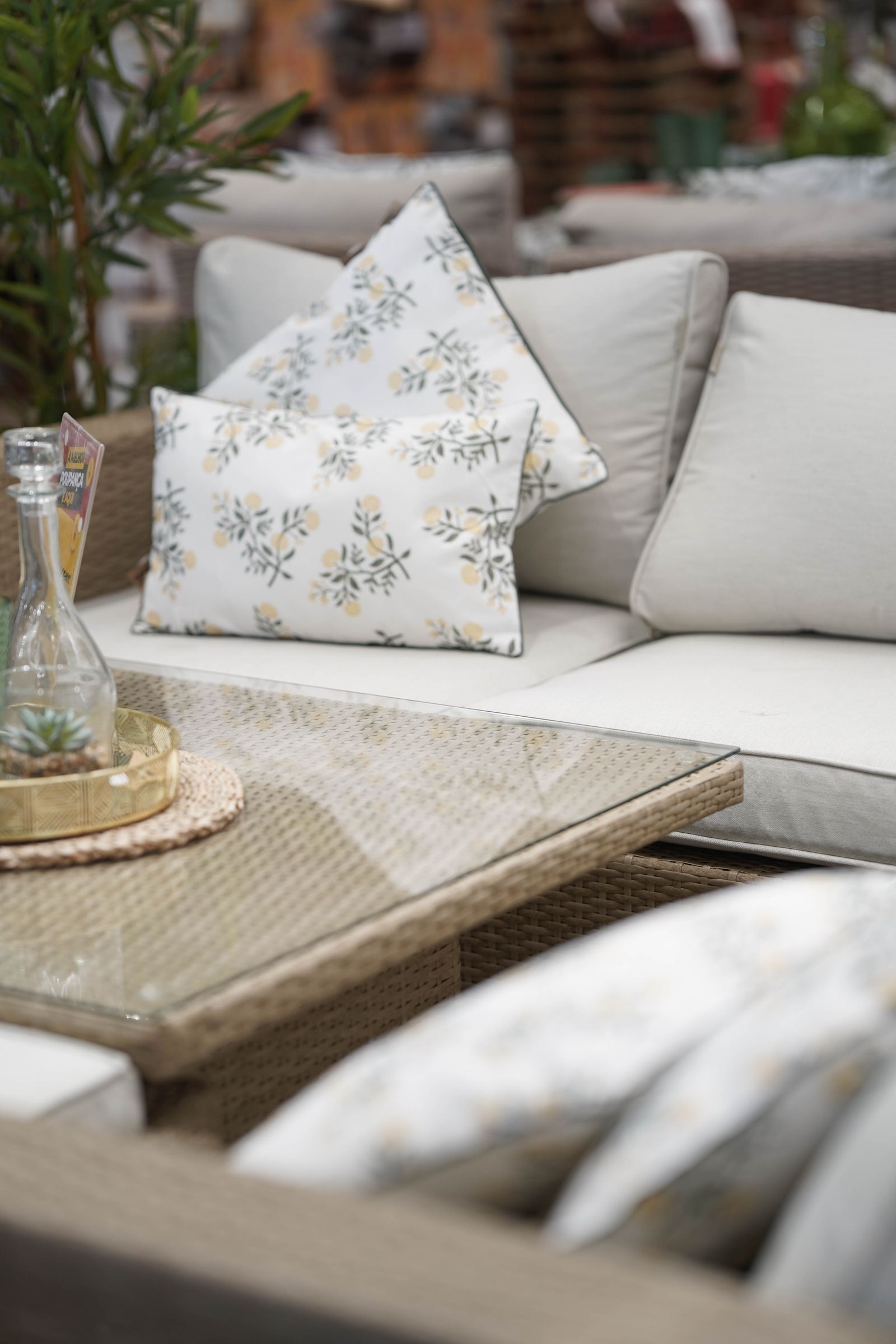 Category hero: Outdoor — Outdoor cushions and chair pads for garden and leisure retail.