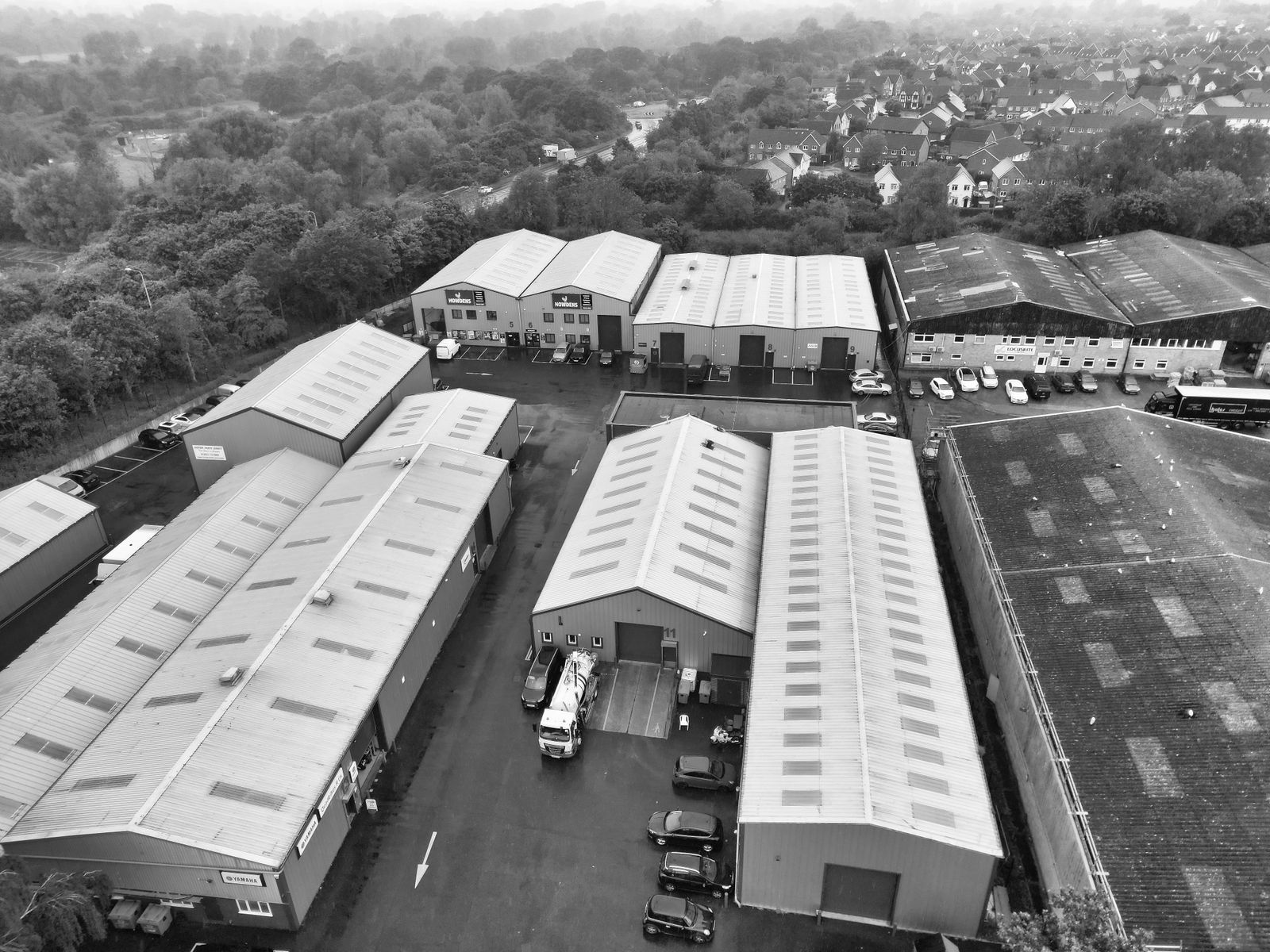 Exterior of the new 85,000 sq ft Knowsley headquarters on completion day
