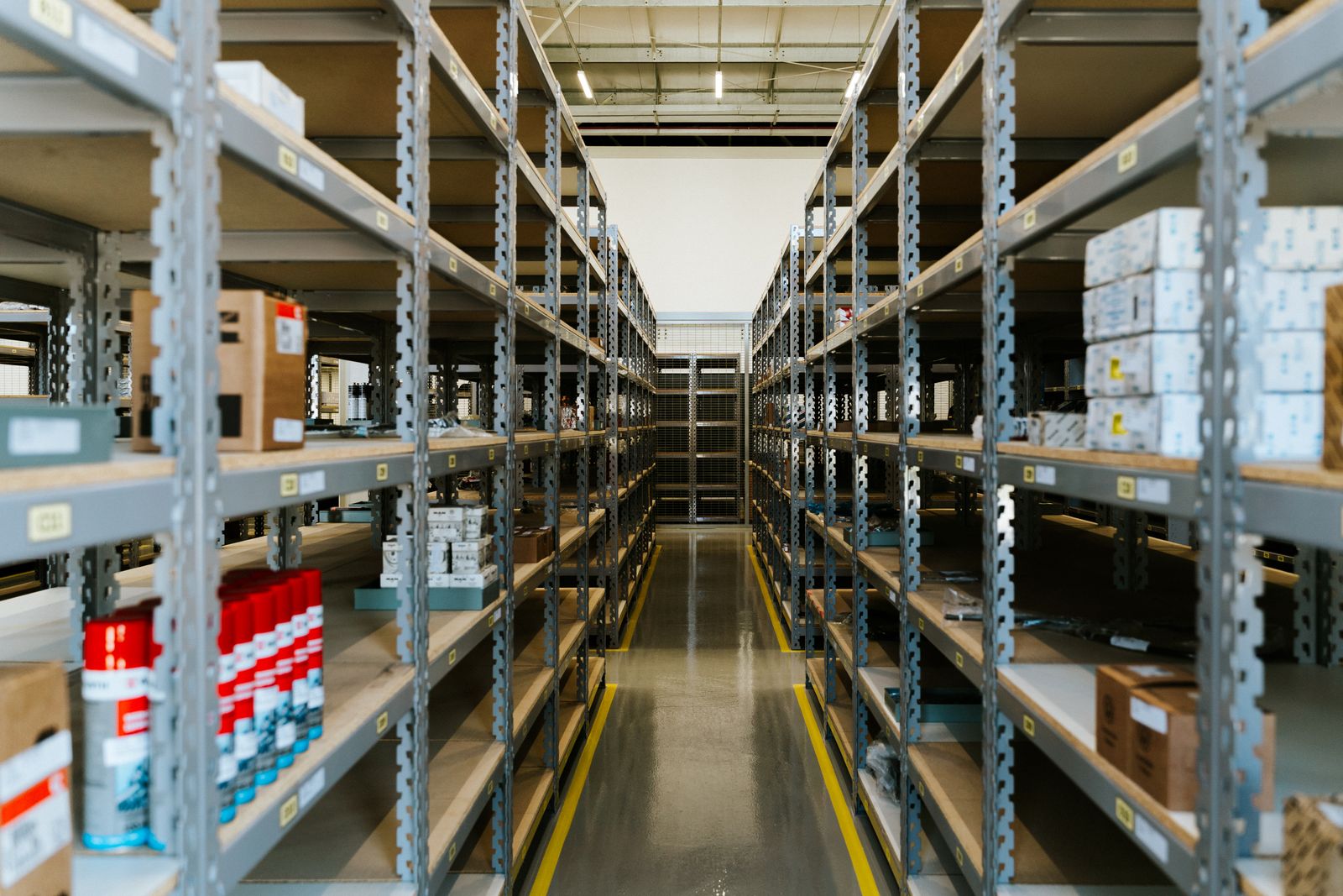 Empty warehouse space at Knowsley Industrial Park